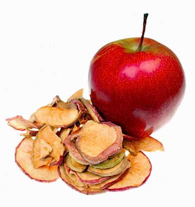 dried organic apples 
